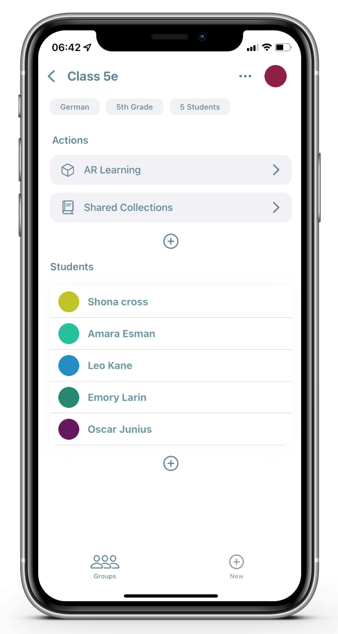 Learngroups Mockup